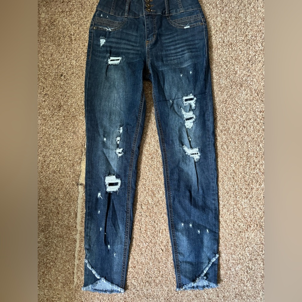 Distressed Blue Women's Jeans